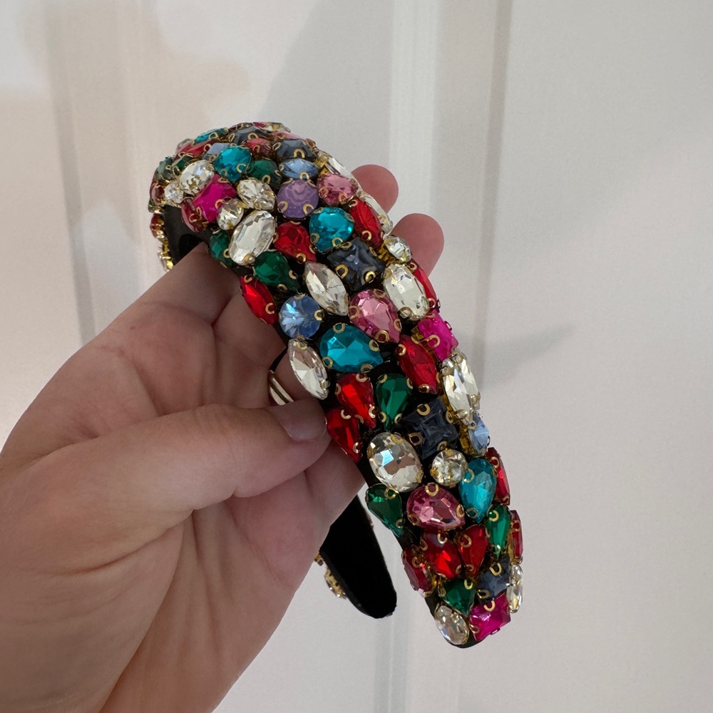 Multicolor Jewel Embellished Headband NWOT